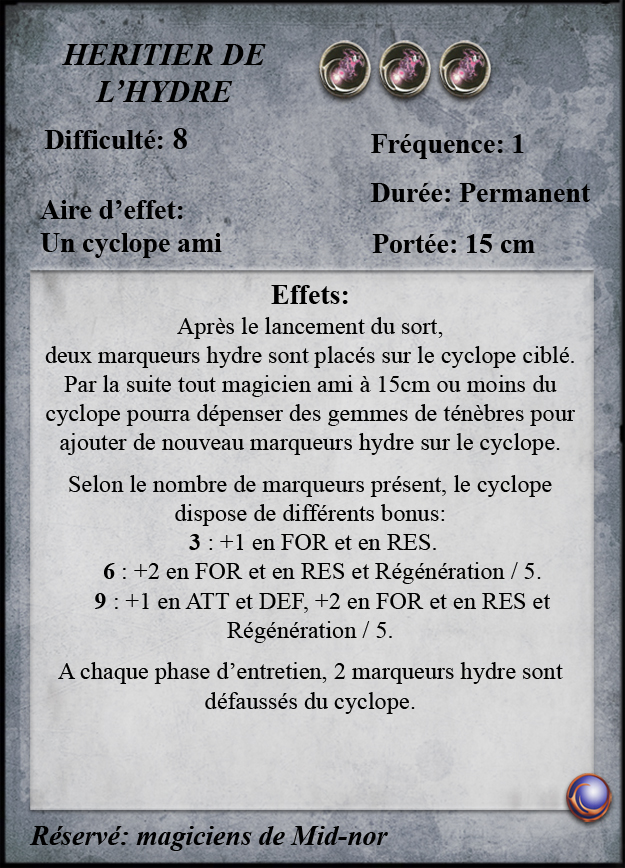 Héritier de l'Hydre